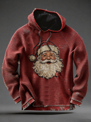 Herren Weihnachts mann Print Casual Hoodie