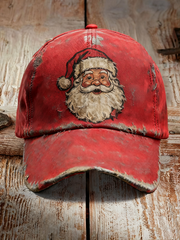 Weihnachts mann bedruckte lässige Unisex-Mütze