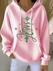 Frauen Jesus Christatmas Baum Hoodie