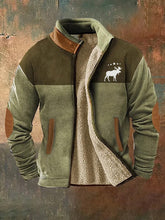 Herren Vintage Western Elk bedrucktes lässiges Sweatshirt