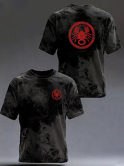 Bedrucktes Herren-T-Shirt im Rock-Stil