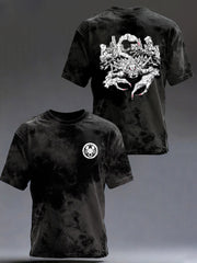 Bedrucktes Herren-T-Shirt im Rock-Stil