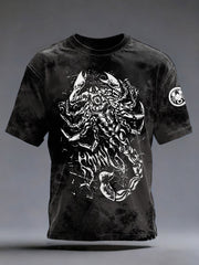 Bedrucktes Herren-T-Shirt im Rock-Stil