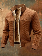 Herren Jacke mit Western fleece ausgekleidet