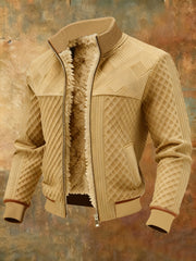 Herren Jacke mit Western fleece ausgekleidet