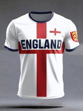 Men's UK Football Lover England 2026 Printed short sleeves t-shirt