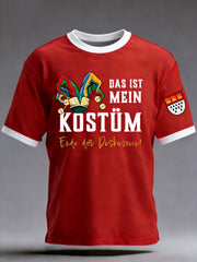 Herren-T-Shirt Kölner Karneval kurze Ärmel