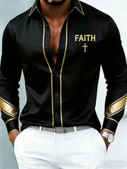 Männer-Glaubens-Geschäfts hemd