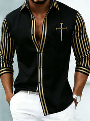 Männer-Glaubens-Geschäfts hemd