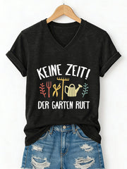 Damen Garten kurze Ärmel T-Shirt