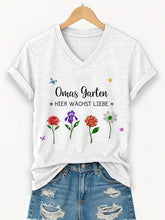 Frauen Garten Kurzarm T-Shirt