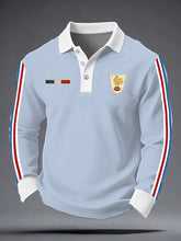 Chemise à manches longues de rugby pour hommes, France