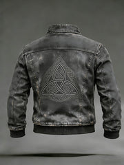Herren keltische Vintage-Jacke