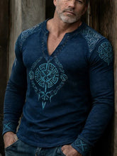 Herren-Viking-T-Shirt mit langen Ärmeln
