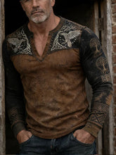 Herren-Viking-T-Shirt mit langen Ärmeln