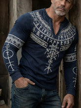 Herren-Viking-T-Shirt mit langen Ärmeln