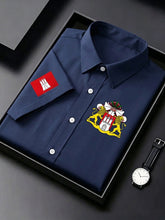 Herren-Hafengeburtstag-Print-Shirt mit kurzen Ärmeln