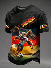Herren-Fußball-T-Shirt mit Deutschland-Print