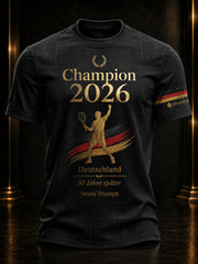 Herren-Tennismeister 2026 – Erinnerungs-T-Shirt