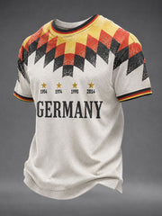 Herren-Fußballkurzarm-T-Shirt aus Deutschland