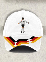 Unisex-Kappe mit Aufdruck der deutschen Fußballlegende