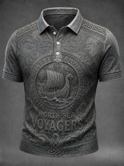 Bedrucktes Herrenhemd North Sea Voyagers