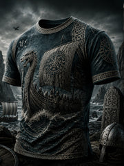 Herren-Vikingert-Shirt mit Druck