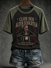 Frauen-T-Shirt mit witzigem Slogan-Print