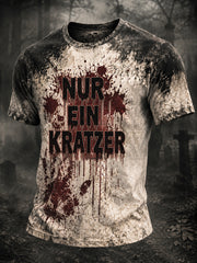 Herren-Halloween-Kunstdruck-T-Shirt