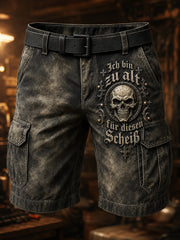 Herren-Ich-bin-zu-alt-für-diesen-Scheiß-Witzige-Shorts