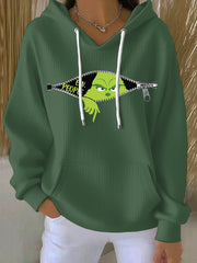 Frauen Lustige Weihnachten EW Menschen Print Hoodie