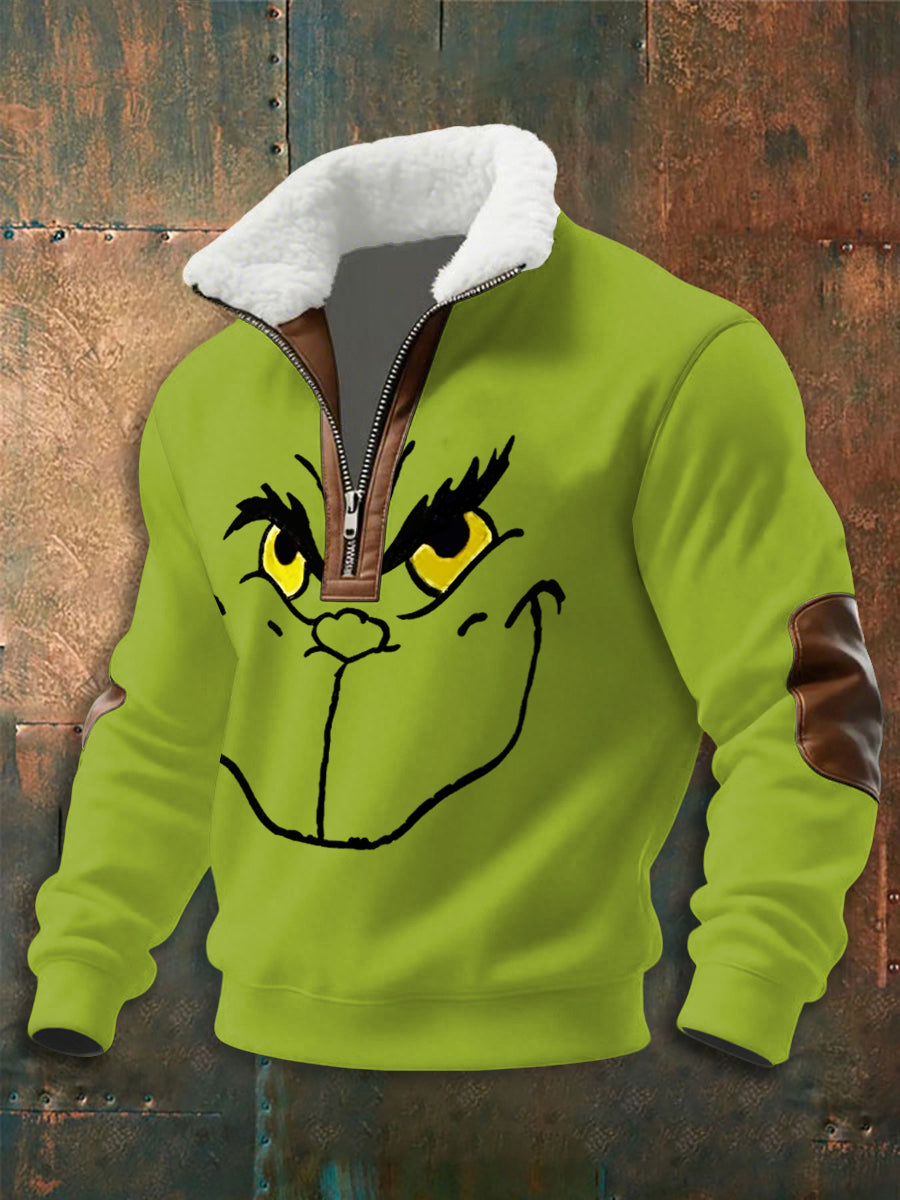 Herren-Kapuzen pullover mit Reiß verschluss