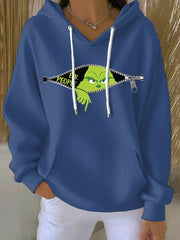 Frauen Lustige Weihnachten EW Menschen Print Hoodie