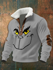 Herren-Kapuzen pullover mit Reiß verschluss