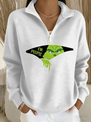 Frauen Lustige Weihnachten EW Menschen Print Top