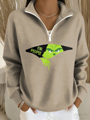 Frauen Lustige Weihnachten EW Menschen Print Top