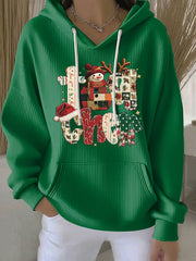 Damen Weihnachts druck Casual Hoodie
