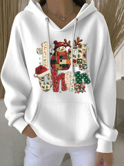 Damen Weihnachts druck Casual Hoodie