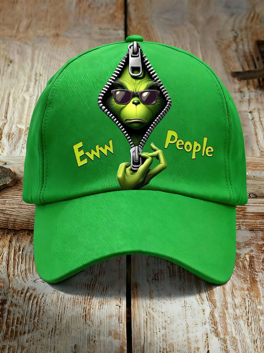 Unisex Lustige Klassische Weihnachts-Zeichentrick figur Print Hut