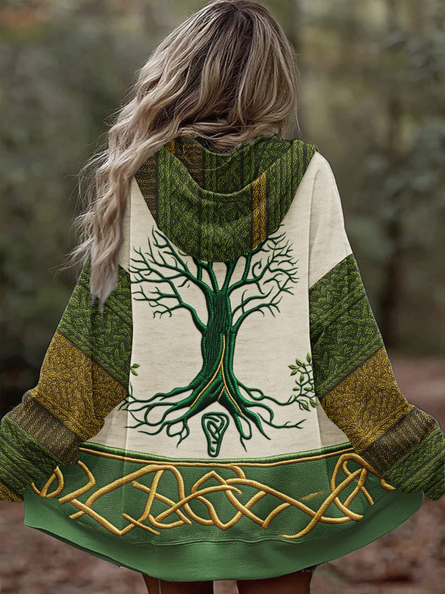 Frauen Baum des Lebens Gradient Art Komfort Warm Hoodie