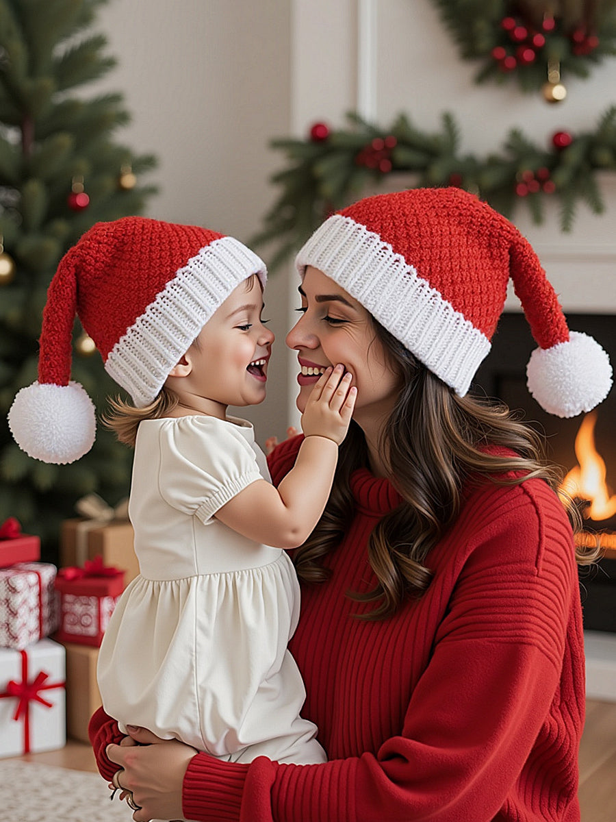 Unisex gestrickte Weihnachts mütze