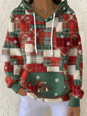 Frauen Weihnachten Lustige Kunst Bedruckt Hoodie