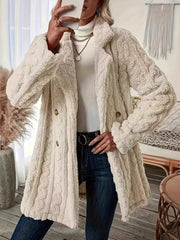 Warmer Plüsch-Doppel reiher für Damen