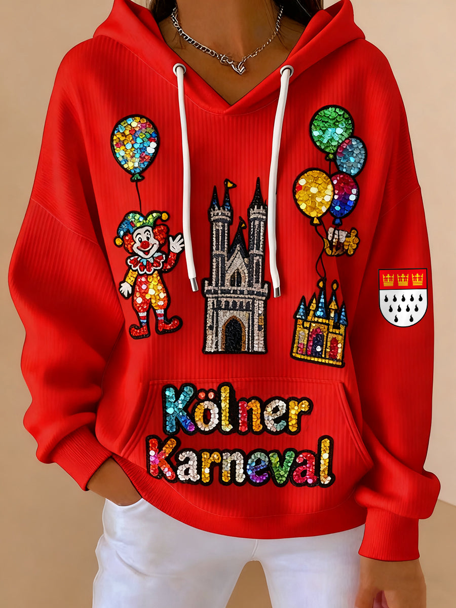 Frauen Kölner Karneval Hoodie