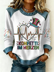 Frauen Kölner Karneval Casual Sweatshirt