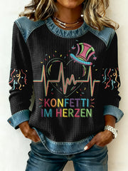 Frauen Kölner Karneval Casual Sweatshirt