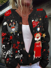 Strickjacke aus Kölner Karneval für Damen