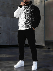Herren Casual Hoodie und Hose Set