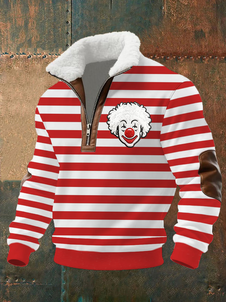 Herren Cologne Carnival Print Cord Freizeit jacke