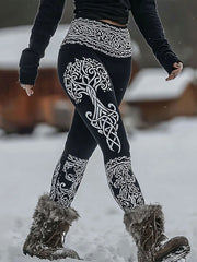 Damen bekleidung Viking Tree of Life Leggings